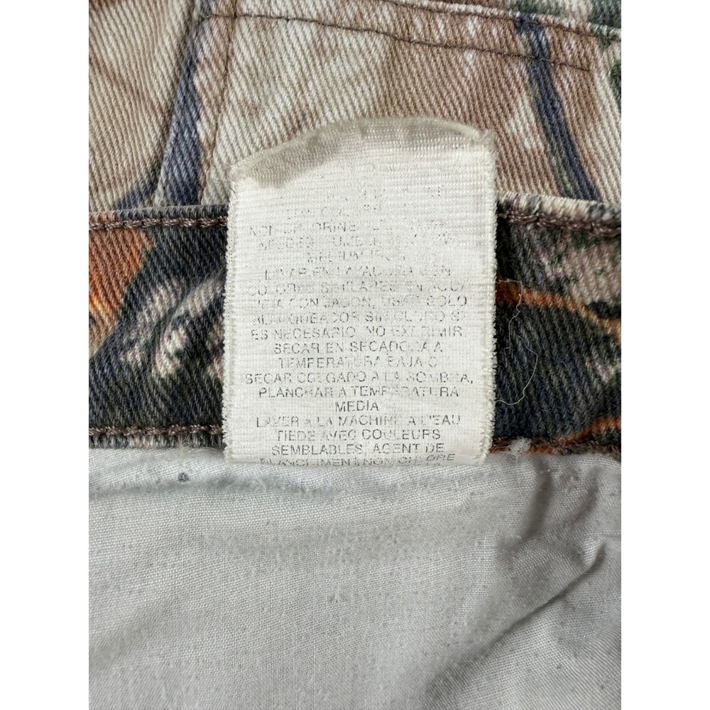 Wrangler Men's 36x34‎ Camo Jeans Realtree Style Hunting Pants 100% Cotton Denim - Picture 4 of 10